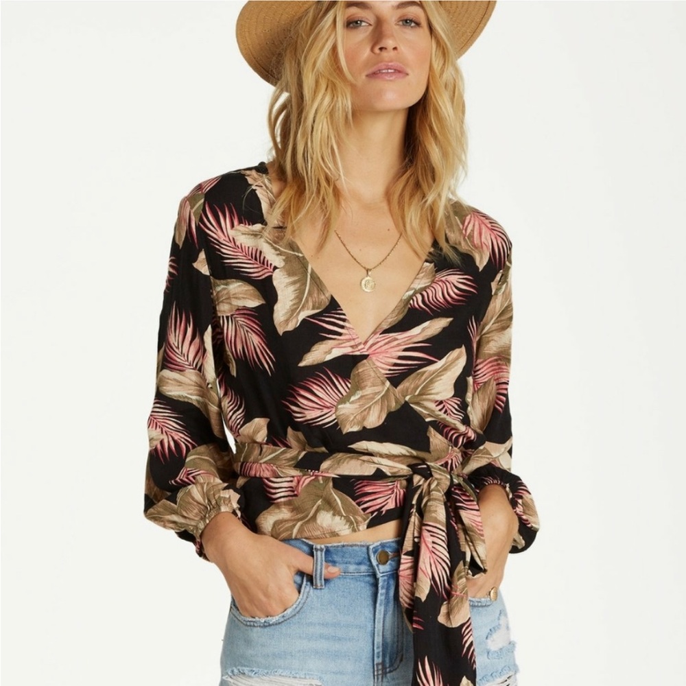 Billabong Love Wrapped Long Sleeve Top